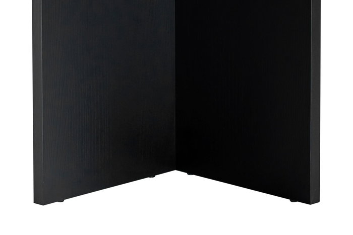 Nordure Sablin Mesa de Comedor Negro Madera